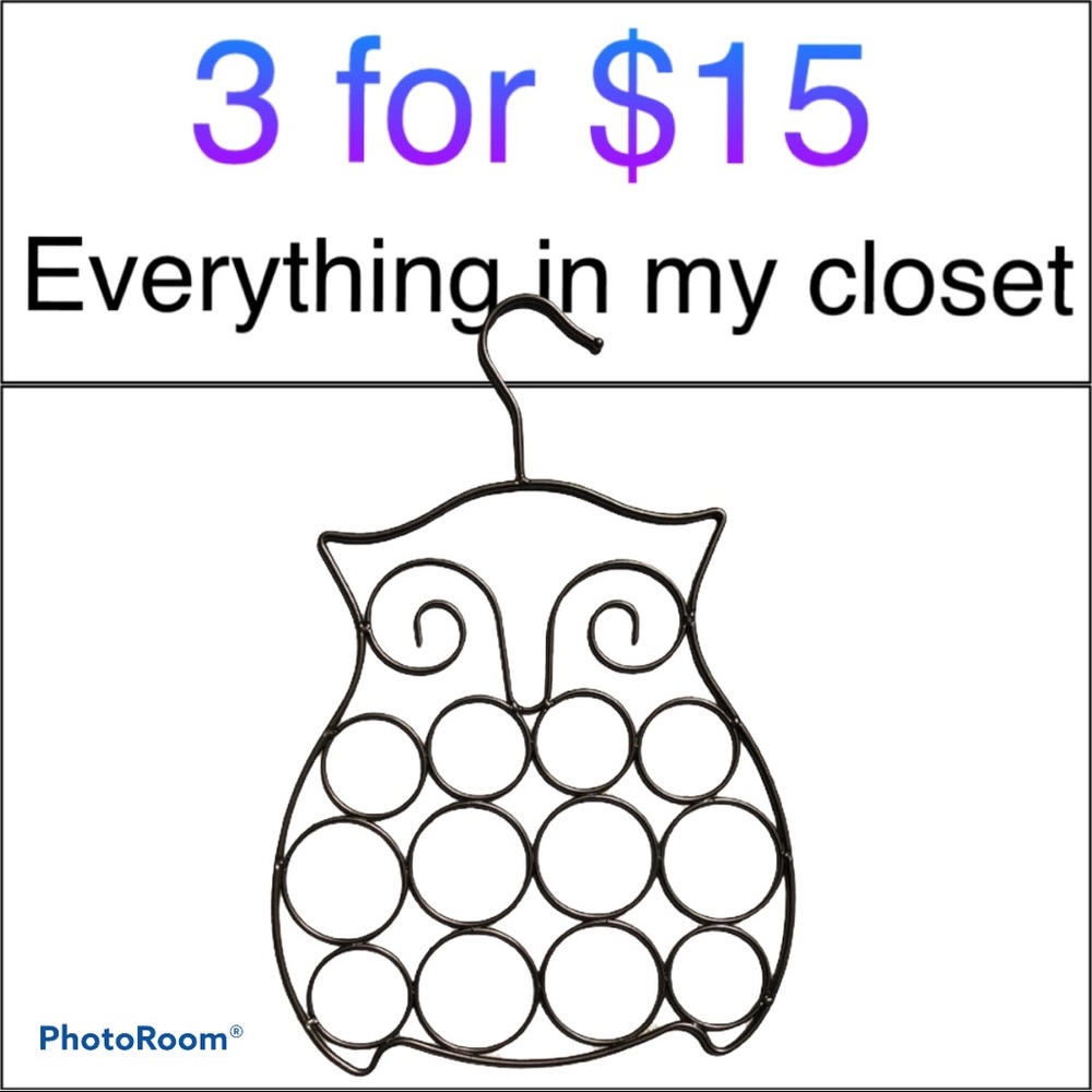 3 For $15 Owl Shapes Scarf Hanger